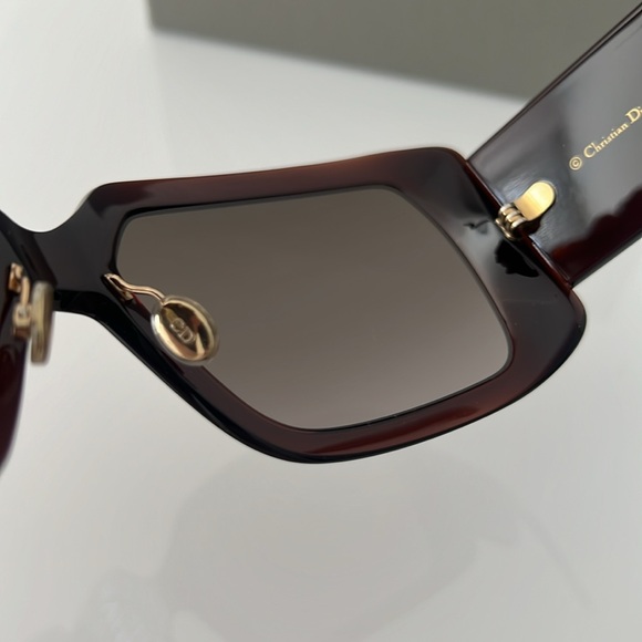 Dior DiorSoLight2 Sunglasses NWT C. 09Q Brown 61-20-130 New With Tags Mask RARE! - Picture 7 of 11